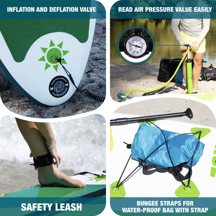 Aqua Cruz Aquacruz Suncruzer 9.5 ft Inflatable Stand Up Paddle Board